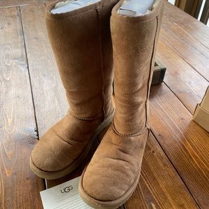 Ugg Classic Tall Boot.  Color: Chestnut.  Excellent condition.